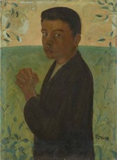 Selbstbildnis, 1919, Öl auf Leinwand, 60 x 44 cm