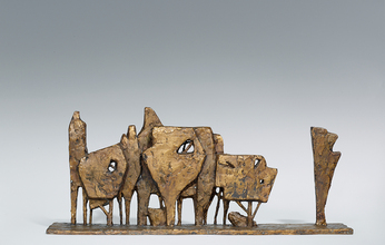 Masse und Individuum, 1978, Bronze