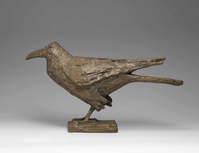 Krähe, 1977-78, Bronze, 22 x 40 x 11 cm