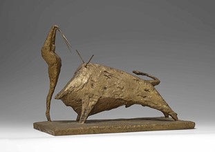 Stierkampf, 1962, Bronze, 27 x 38 x 20 cm
