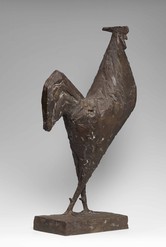 Melanie Rüegg-Leuthold, Le Coq, 1965, Bronze, 69 x 37 x 17 cm