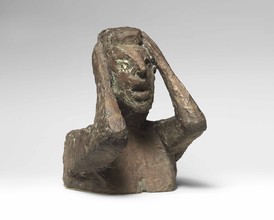 Melanie Rüegg-Leuthold, Der Schreck, 1980/85, Bronze, 18 x 17 x 23 cm